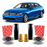 Par Kit Coxim Amortecedor Traseiro Mercedes C180 2008 A 2014