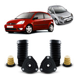 Par Kit Coxim Batente Coifa Amortecedor Dianteiro Ford Fiesta Supercharger 1.0 1.6 2002 / 2014 Original