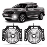 Par Kit Farol Milha Fiat Toro 2016 2017 2018 2019 2020 2021