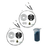 Par Kit Reparo Máquina Vidro Elétrico Traseiro Vectra 2006