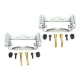 Par Kit Suporte Pinça Freio Ford F350 Cavalete C/ Pino Guia