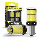 Par Lâmpada 150 Led 1 Polo 1156 Luz De Ré P21w Bem Forte 44w