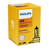 Par Lampada Comum 12v Mod. H4 60/55w Original Philips 12342