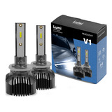 Par Lâmpada Farol Super Led Auxilar Xênon V1 H27 150w 6000k