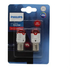 Par Lâmpada Freio Philips P21/5 Led Vision 2 Polos Original 