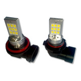 Par Lampada H8 18 Led Smd Cree 3535 Bmw Angel Eyes Branco