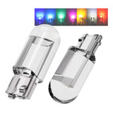 Par Lâmpada Led Pingo Cob Cores Tipo Vidro Farol Lanterna