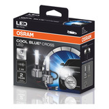 Par Lâmpada Osram Led Cool Blue Cross H1 6000k Super Branca