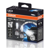 Par Lâmpada Osram Led Cool Blue Cross H4 6000k Super Branca