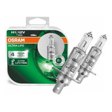 Par Lâmpada Osram Ultra Life H1 55w 3200k 4x Mais Vida Útil