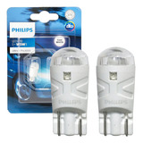 Par Lâmpada Philips Pingo Ultinon Led 6000k W5w T10 Lanterna
