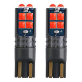 Par Lâmpada Pingo T10 10 Chip Led 3030 Canbus Vermelho