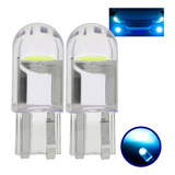 Par Lâmpada Pingo T10 Led Cob Vidro Smd Azul Cristal Canbus