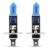 Par Lâmpada Super Branca H1 8500k 55w 12v Efeito Xênon Farol