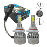 Par Lâmpadas H9012 Led 38w 12v 6000k 3200lm Cabo Cadarço