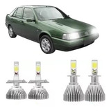 Par Lampadas Led Fiat Baixo Alto Milha H4 H3 Tempra 92 A 96