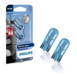 Par Lâmpadas Philips Blue Vision W5w