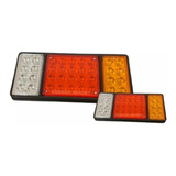 Par Lanterna Carreta Traseira Universal Led Bivolt C/ré