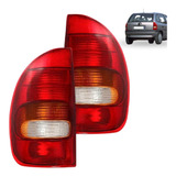 Par Lanterna Corsa Hatch Wagon 96 97 98 99 4 Portas Tricolor
