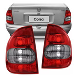 Par Lanterna Corsa Sedan Classic 00 2001 Ate 2009 2010 Fumê
