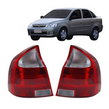 Par Lanterna Farol Traseiro Corsa Sedan 2003 2004 2005 2006