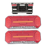 Par Lanterna Led Caminhão Traseira Seta Sequêncial 35cm Klx