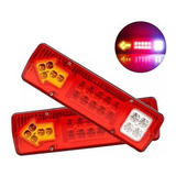 Par Lanterna Led Otima P Caminhão Carretinha Reboque 12v 24v