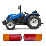 Par Lanterna Lente Trator New Holland Tt3840 Tt 3840 Tt 75