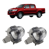 Par Lanterna Luz Da Placa Toyota Hilux 2005 2006 Até 2014