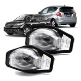 Par Lanterna Luz De Placa Honda Fit 2008 2009 2010 2011 2012