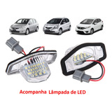 Par Lanterna Luz De Placa Honda Fit 2008 2009 2010 2011 2012