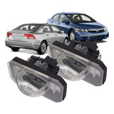 Par Lanterna Luz De Placa Honda New Civic 2006 A 2010 2011