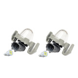 Par Lanterna Luz Placa Toyota Hilux 2007 2008 2013 2014 Led
