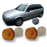 Par Lanterna Pisca Seta Lateral Paralama Fiat Tipo Amarelo