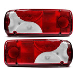 Par Lanterna Scania S4 S5 Traseira Acrilica Botinha Soquete