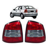 Par Lanterna Traseira Astra Hatch 1999 2000 2001 2002 Fume