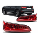 Par Lanterna Traseira Audi Q5 2018 2019 2020 2021 2023 Led