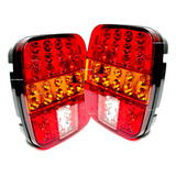 Par Lanterna Traseira Caminhão Ford F-12000 F12000 F4000 Led