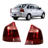 Par Lanterna Traseira Corsa 2008 2009 2010 2011 Sedan Rosa
