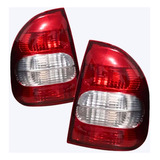 Par Lanterna Traseira Corsa Classic / Sedan 2000 À 2010 Rubi