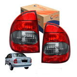 Par Lanterna Traseira Corsa Classic 2010 2008 2009 2007 Fume