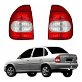Par Lanterna Traseira Corsa Sedan 96/02 & Classic 00/10 Rubi
