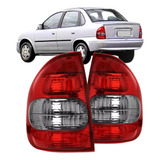 Par Lanterna Traseira Corsa Sedan Cl 03 04 05 06 07 08 09 10
