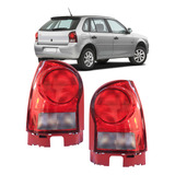 Par Lanterna Traseira Gol G4 06 07 08 09 10 11 12 Fumê