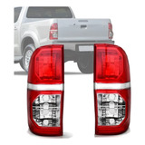 Par Lanterna Traseira Hilux 2012 2013 2014 2015 Bicolor
