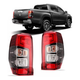 Par Lanterna Traseira L200 Triton 2021 A 2024 Com Led