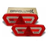 Par Lanterna Traseira Led Guerra Diamond Iii 3 24v Original