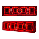 Par Lanternas Led Caminhão 24volts Truck Tanque Carreta Baú 