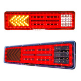 Par Lanternas Led Caminhão Carreta Baú Truck Tanque 24v 