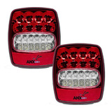 Par Lanternas Traseira Caminhão Vw Constellation Marmita Led